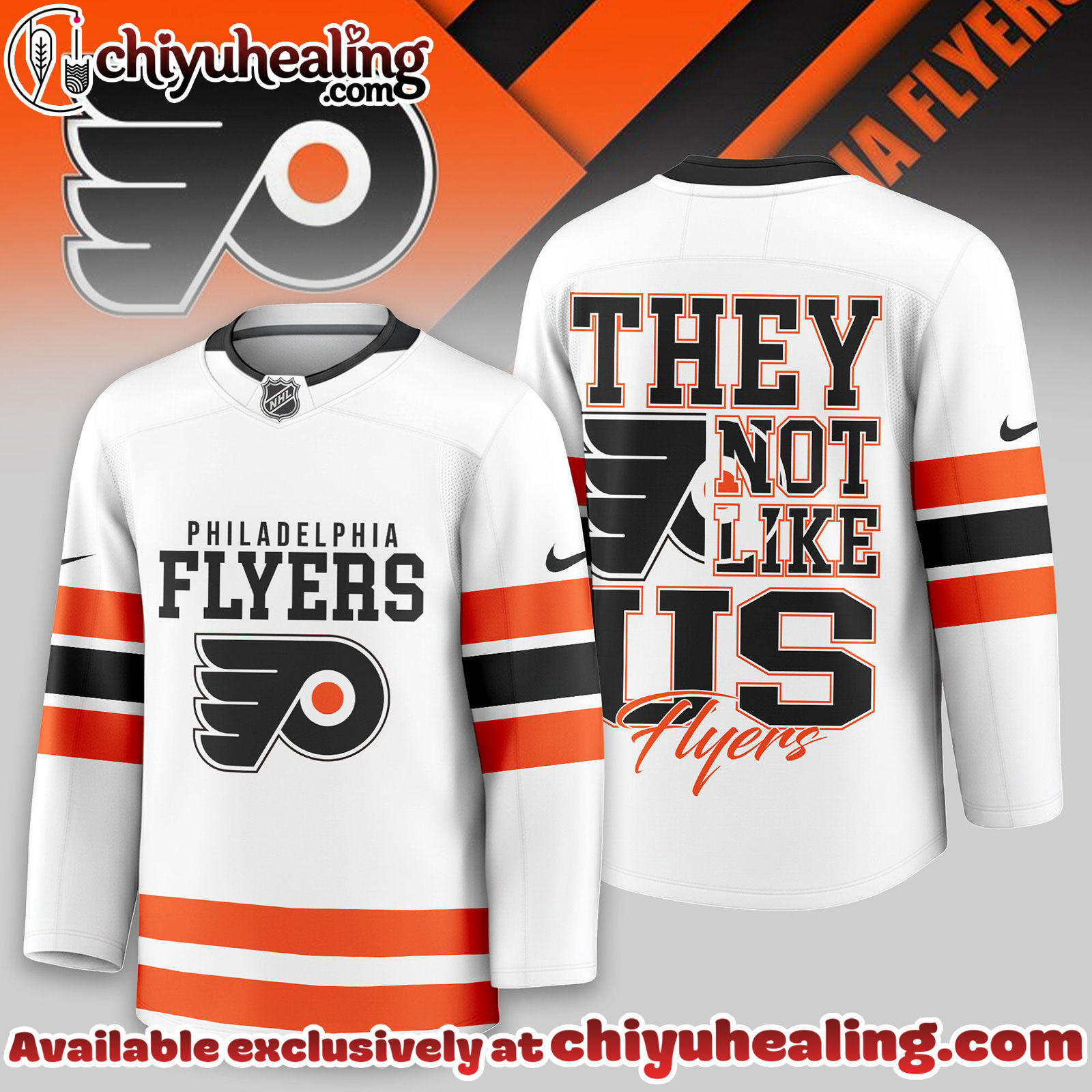 Philadelphia Flyers Premium NHL They Not Like Us Hockey Jersey