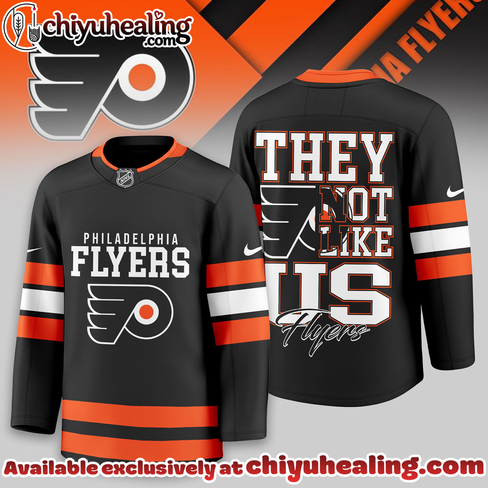 Philadelphia Flyers Premium NHL They Not Like Us Hockey Jersey - Ver 2