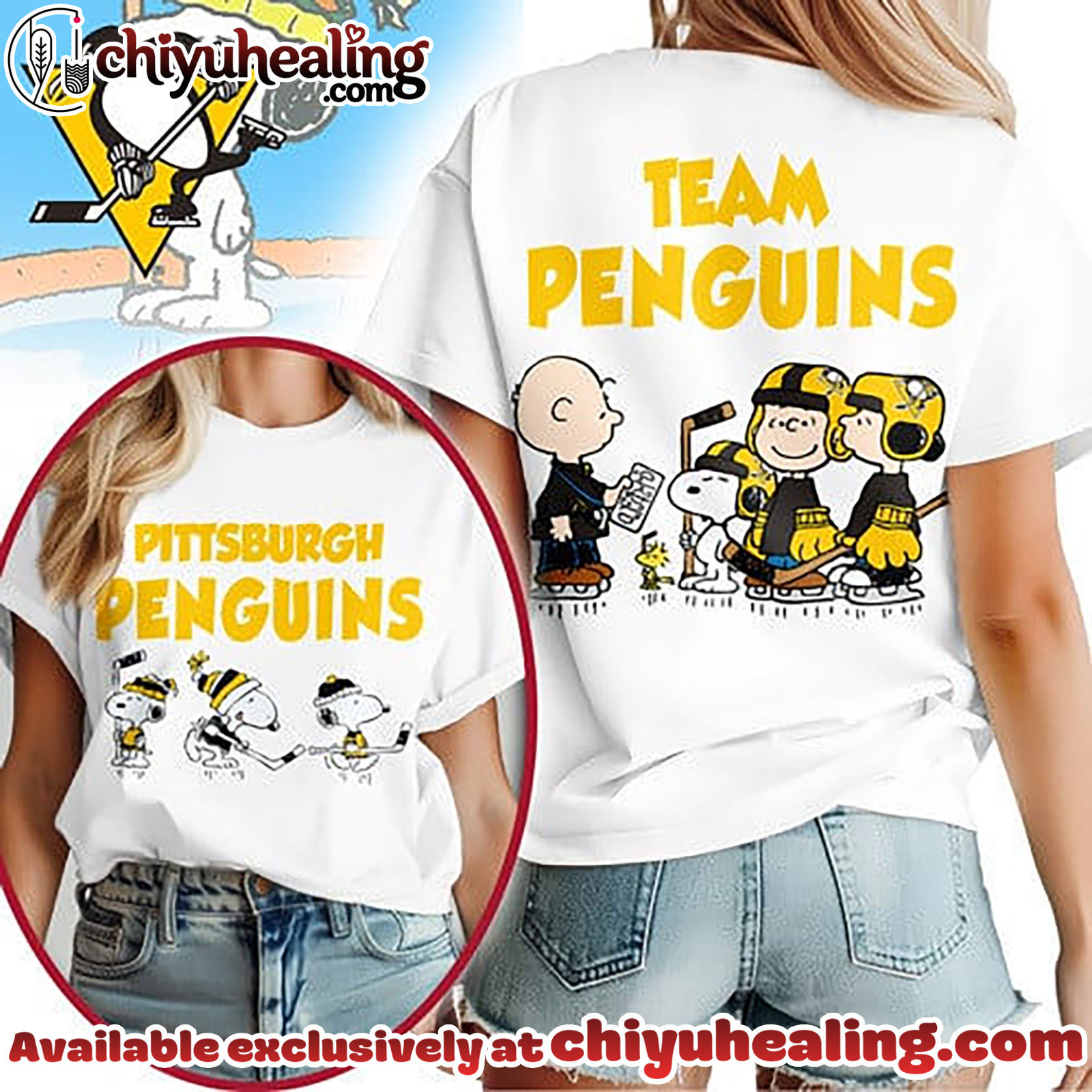 Pittsburgh Penguins Premium NHL Peanut Hockey T-shirt