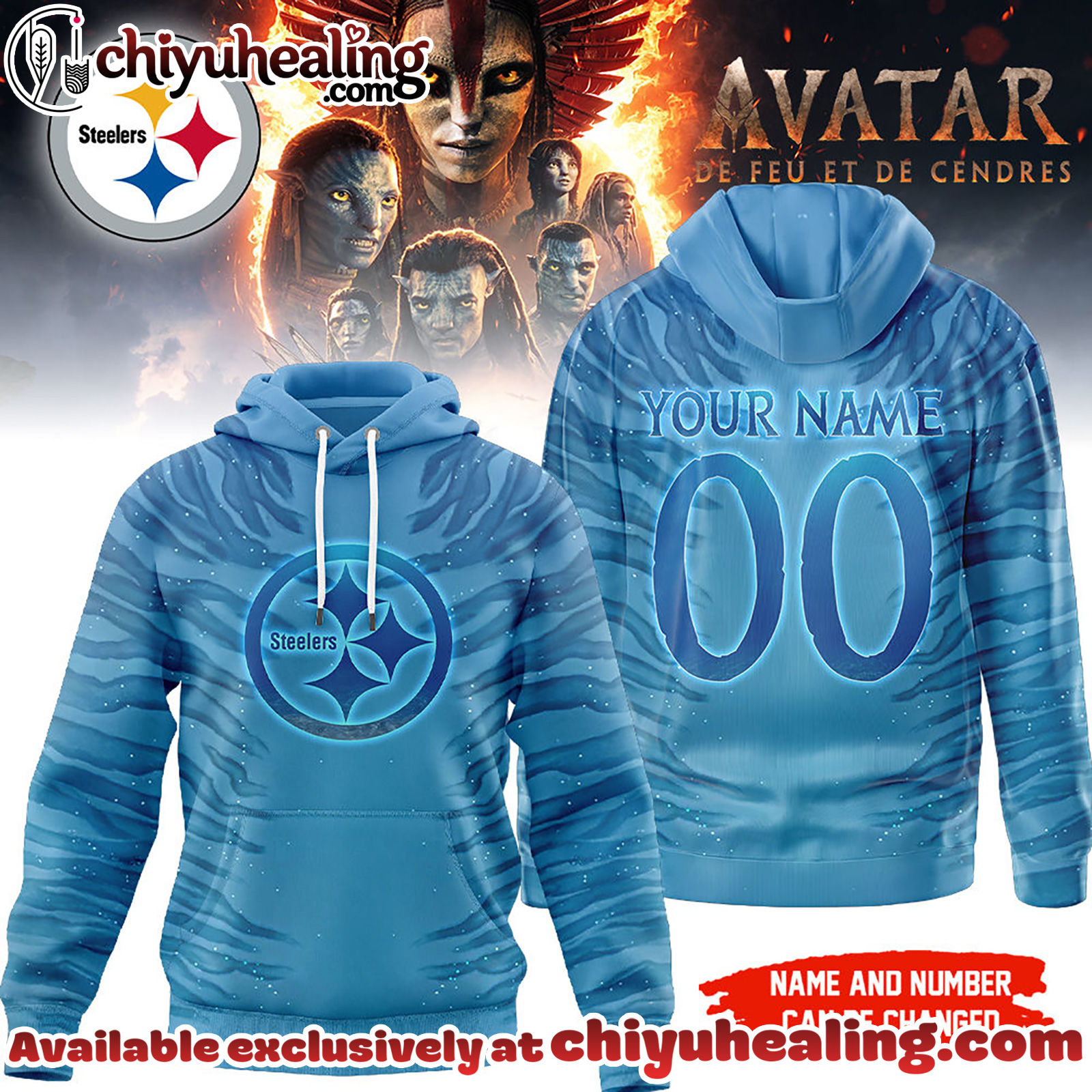 Pittsburgh Steelers Premium NFL Avatar Personalized 3D Hoodie, Sweatshirt, T-shirt