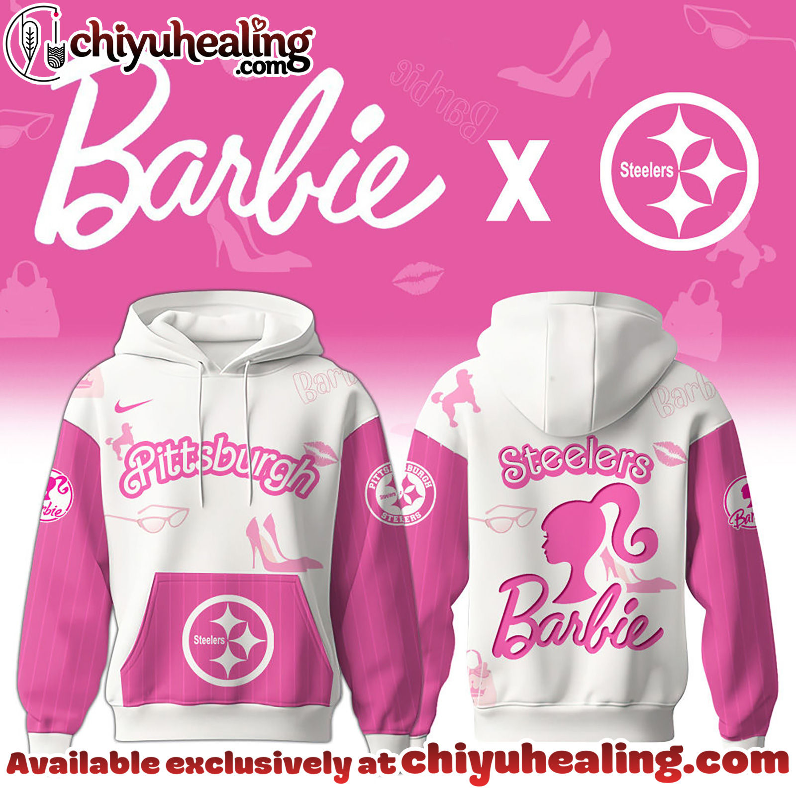 Pittsburgh Steelers x Barbie Hoodie Limited Edition - Selling Out Fast Hoodie, Sweatshirt, T-shirt