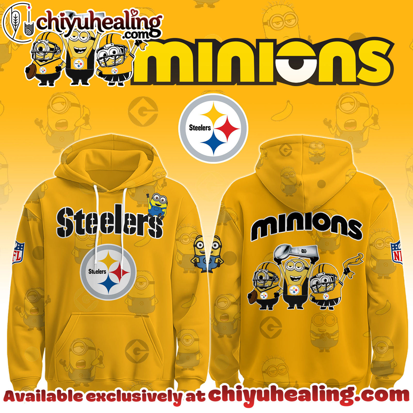 Pittsburgh Steelers x Minions Limited Edition - Selling Out Fast Hoodie, Sweatshirt, T-shirt