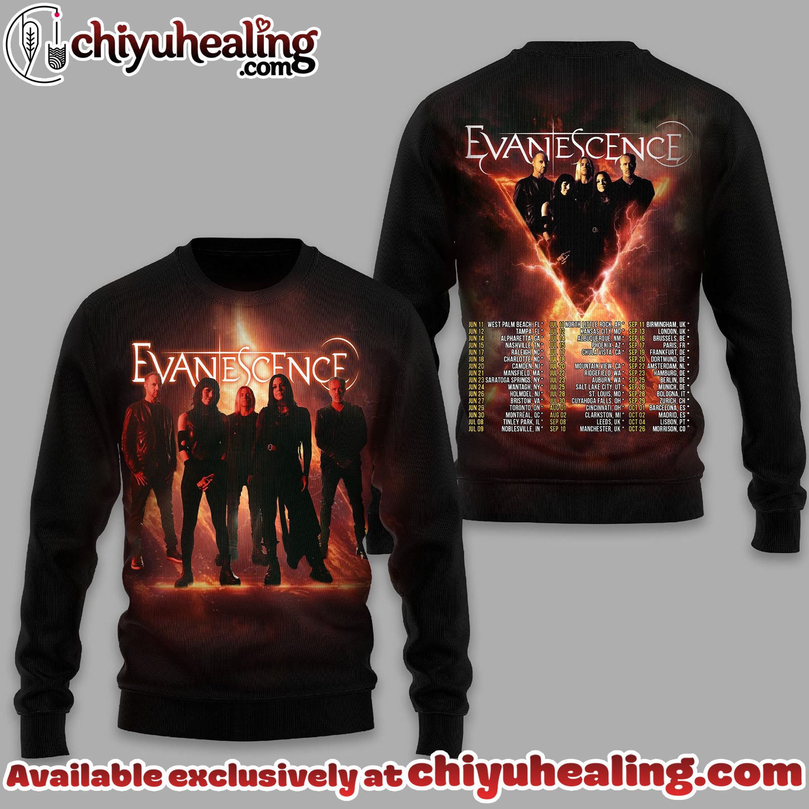 Premium Evane Scence 3D Sweatshirt, Hoodie, tshirt