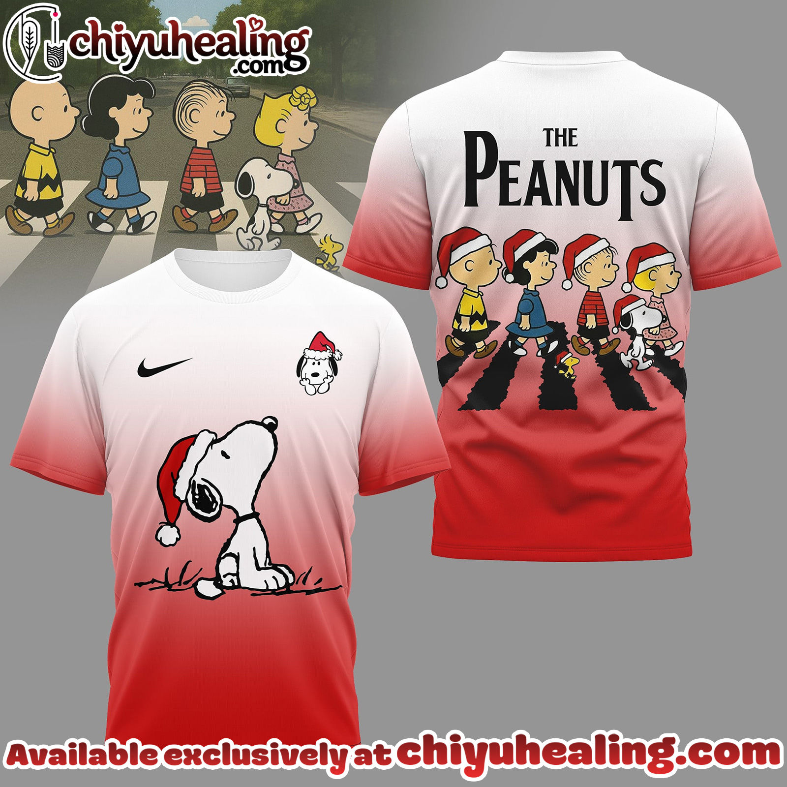 Premium Snoopy Abbey Road 3D Tshirt, Hoodie, Sweatshirt