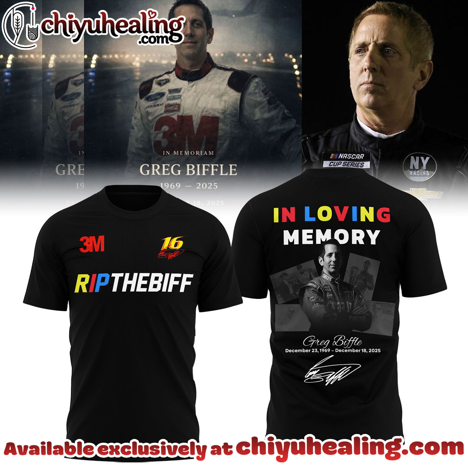 R.I.P Greg Biffle Thank You For The Memories Shirt, Hoodie, Sweatshirt - Ver 4