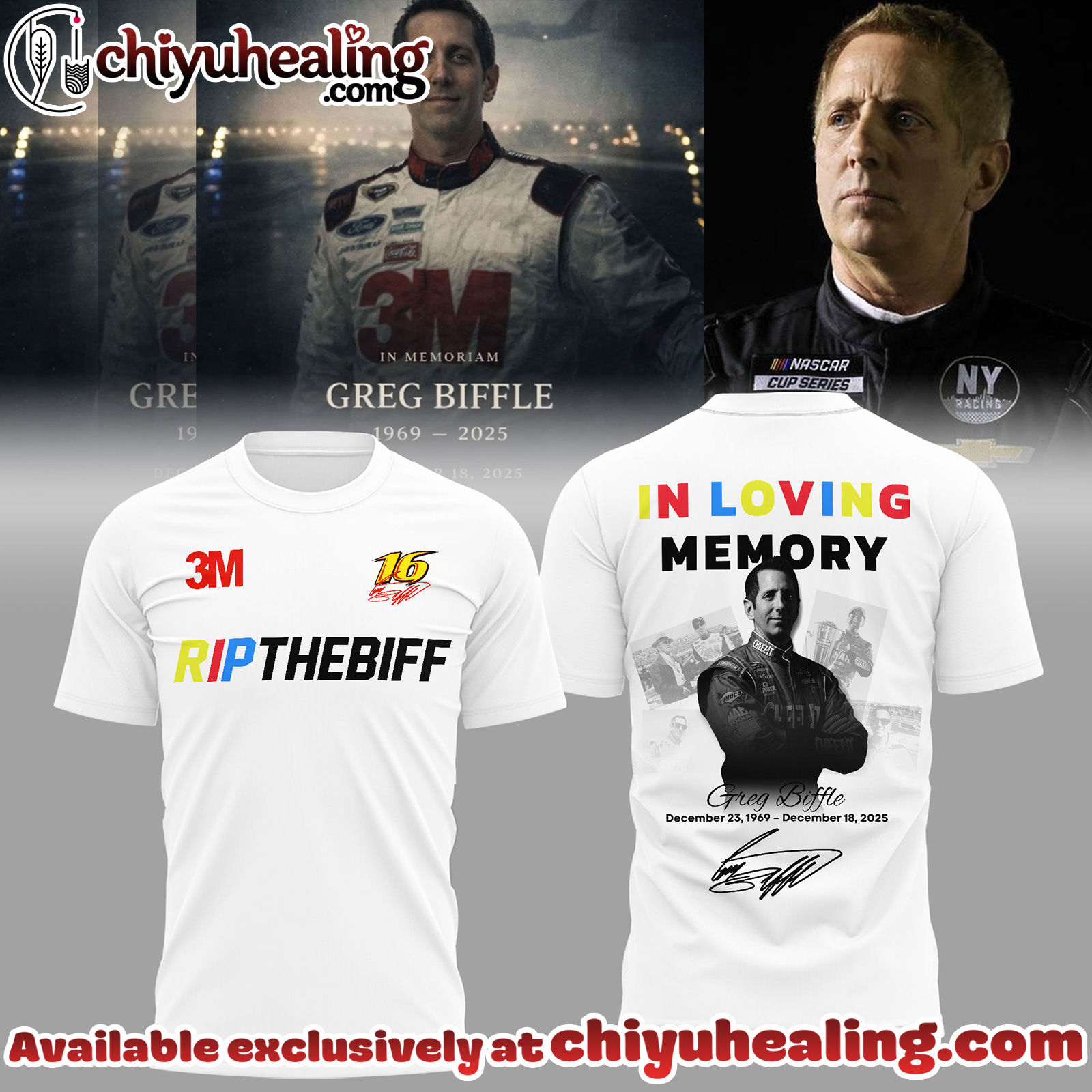 R.I.P Greg Biffle Thank You For The Memories Shirt, Hoodie, Sweatshirt - Ver 5