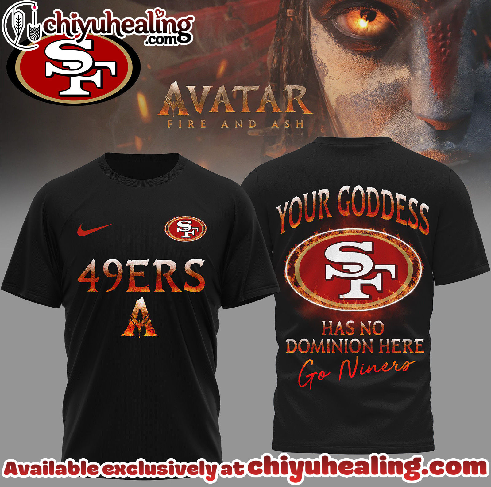 San Francisco 49ers Premium NFL Avatar Fan 3D Shirt