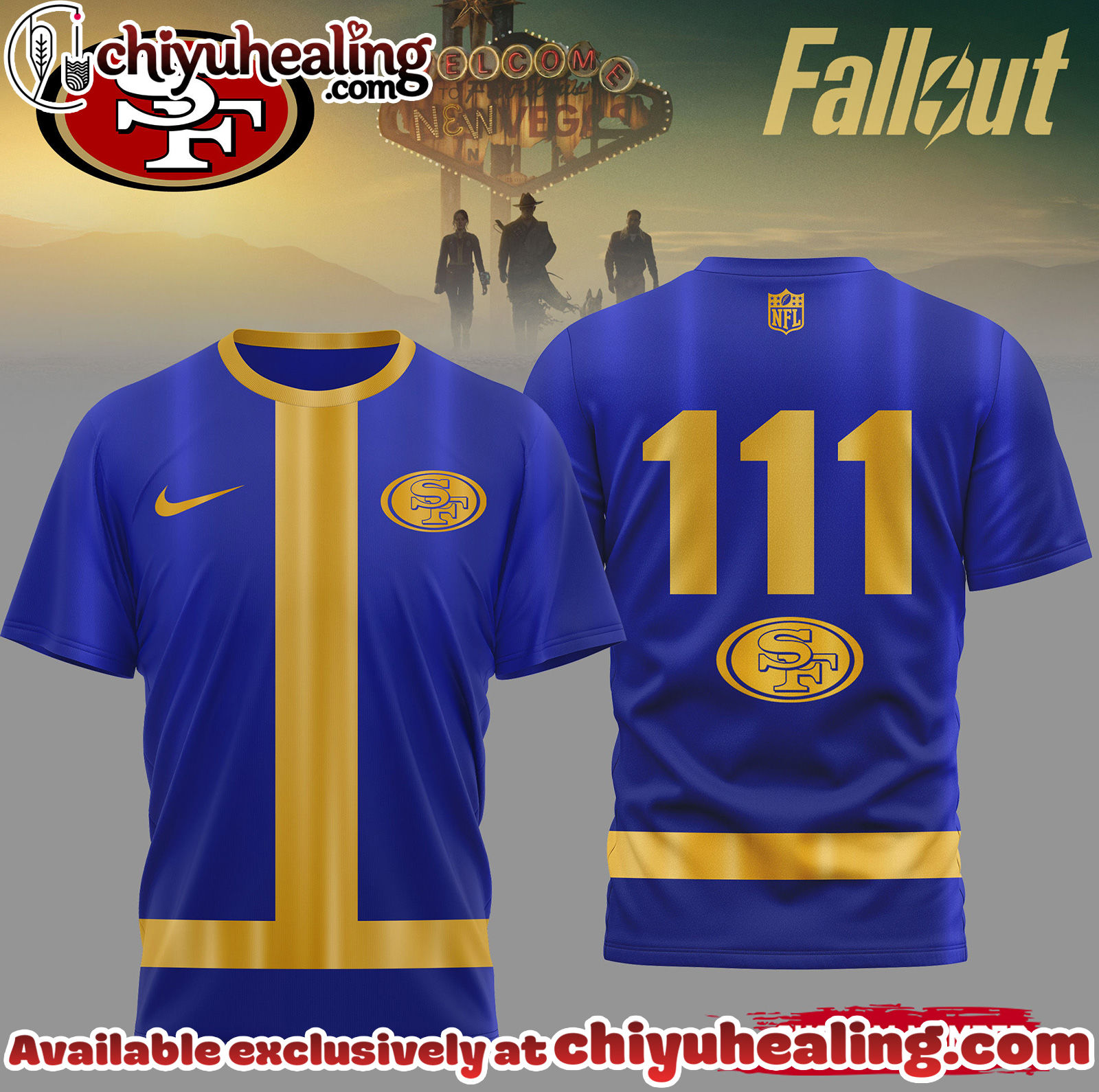 San Francisco 49ers Premium NFL Fallout 3D Shirt, Hoodie, Sweatshirt