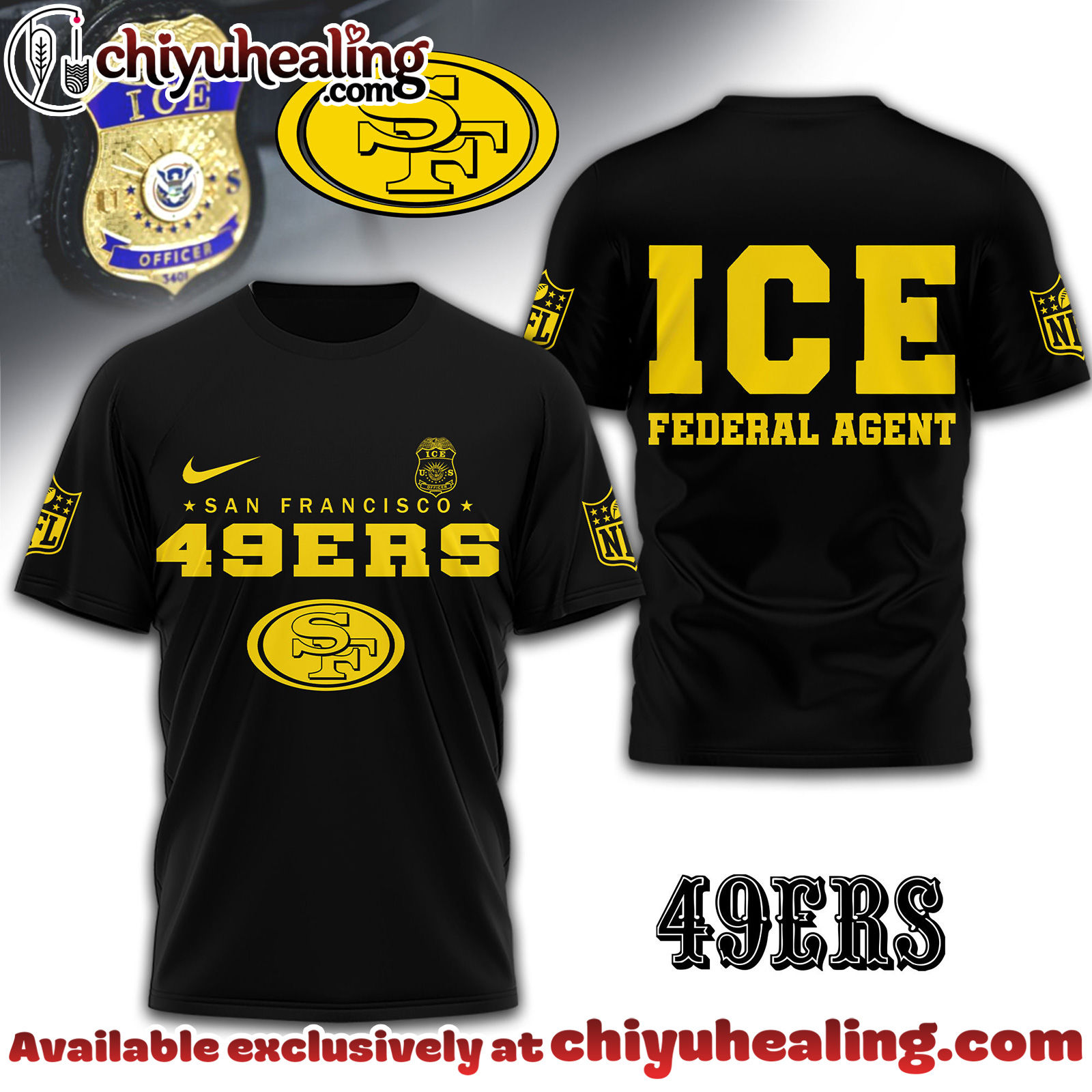 San Francisco 49ers Premium NFL Ice Federal Agent Shirt