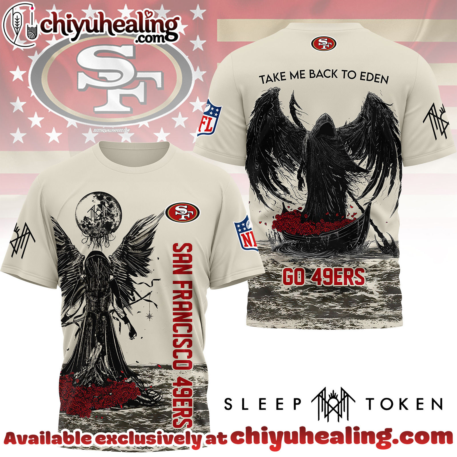 San Francisco 49ers Premium NFL Sleep Token Fan 3D Shirt, Hoodie, Sweatshirt, All Team NFL