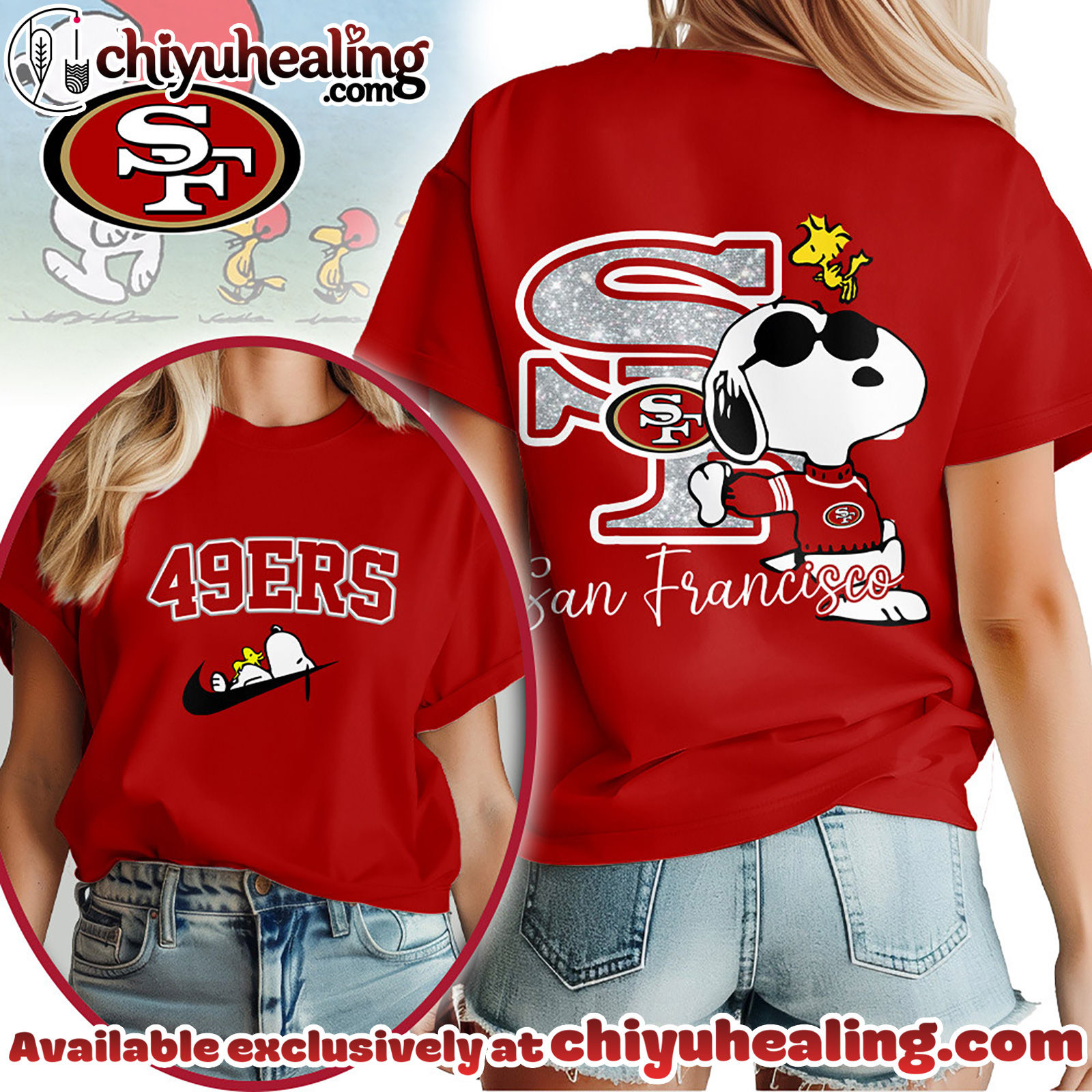 San Francisco 49ers Premium NFL Snoopy 3D Shirt, Hoodie, Sweatshirt, All Team NFL