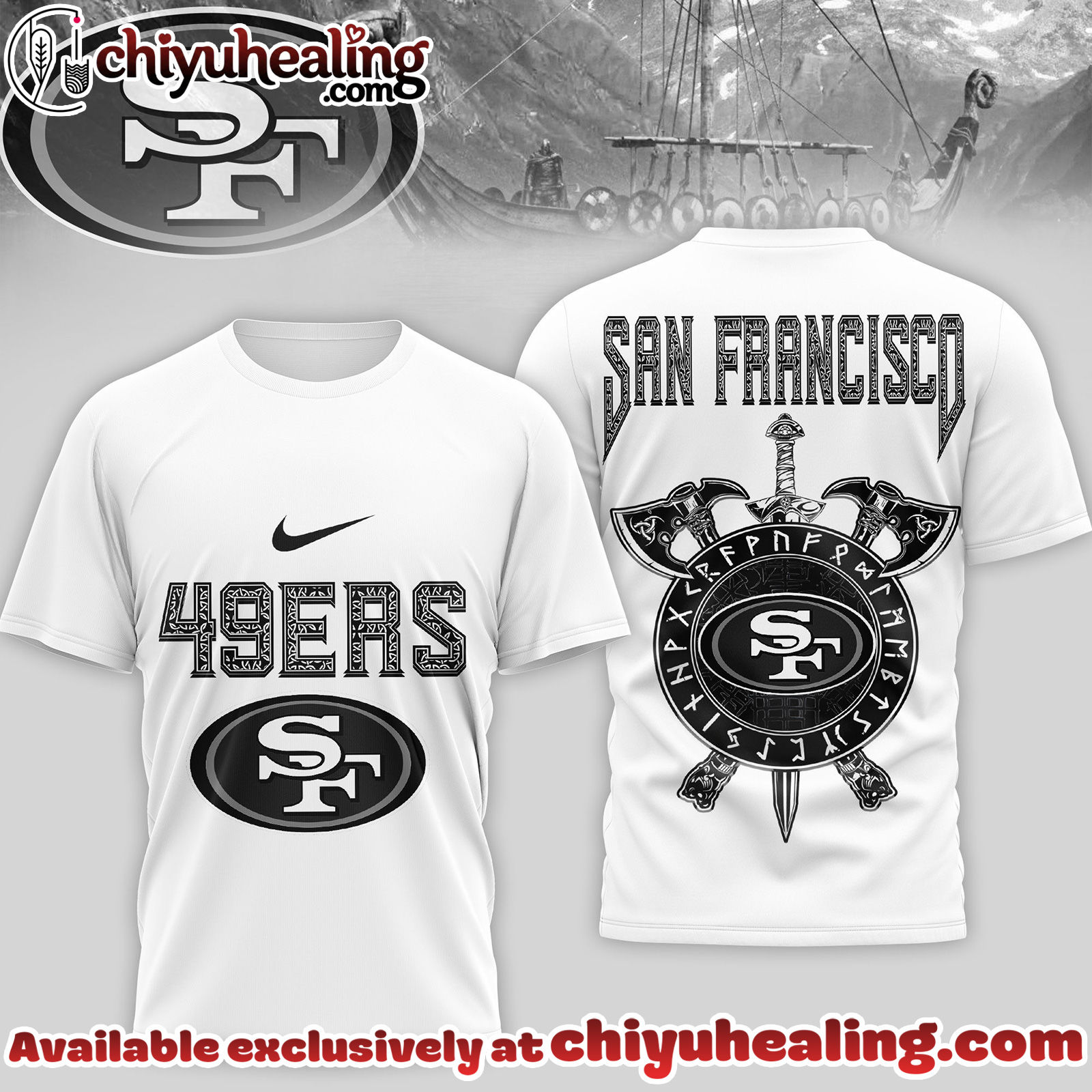 San Francisco 49ers Premium NFL Viking 3D Shirt, Hoodie, Sweatshirt