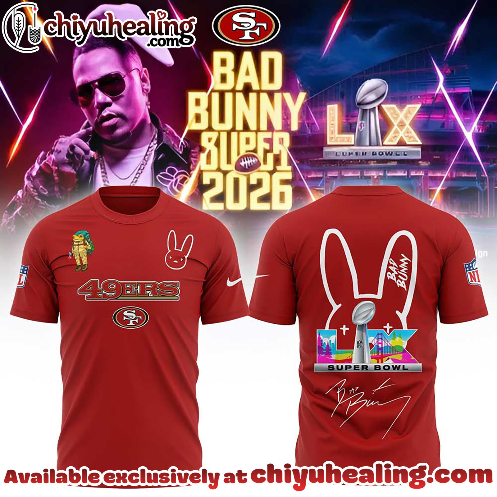 San Francisco 49ers x Bad Bunny Super Bowl 2026 Tshirt, Sweatshirt, Hoodie