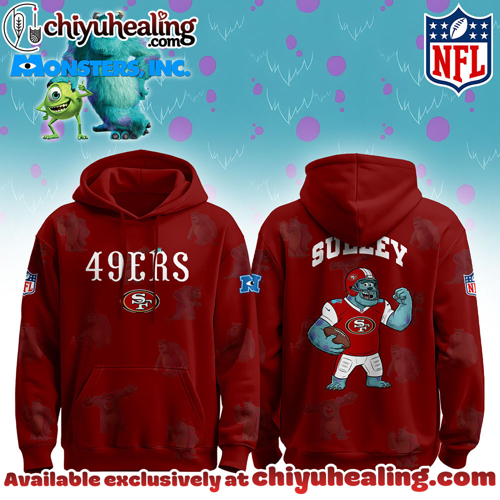 San Francisco 49ers x Monsters, Inc Limited Edition Hoodie Cutest Drop of the Year Hoodie, Tshirt, Sweatshirt