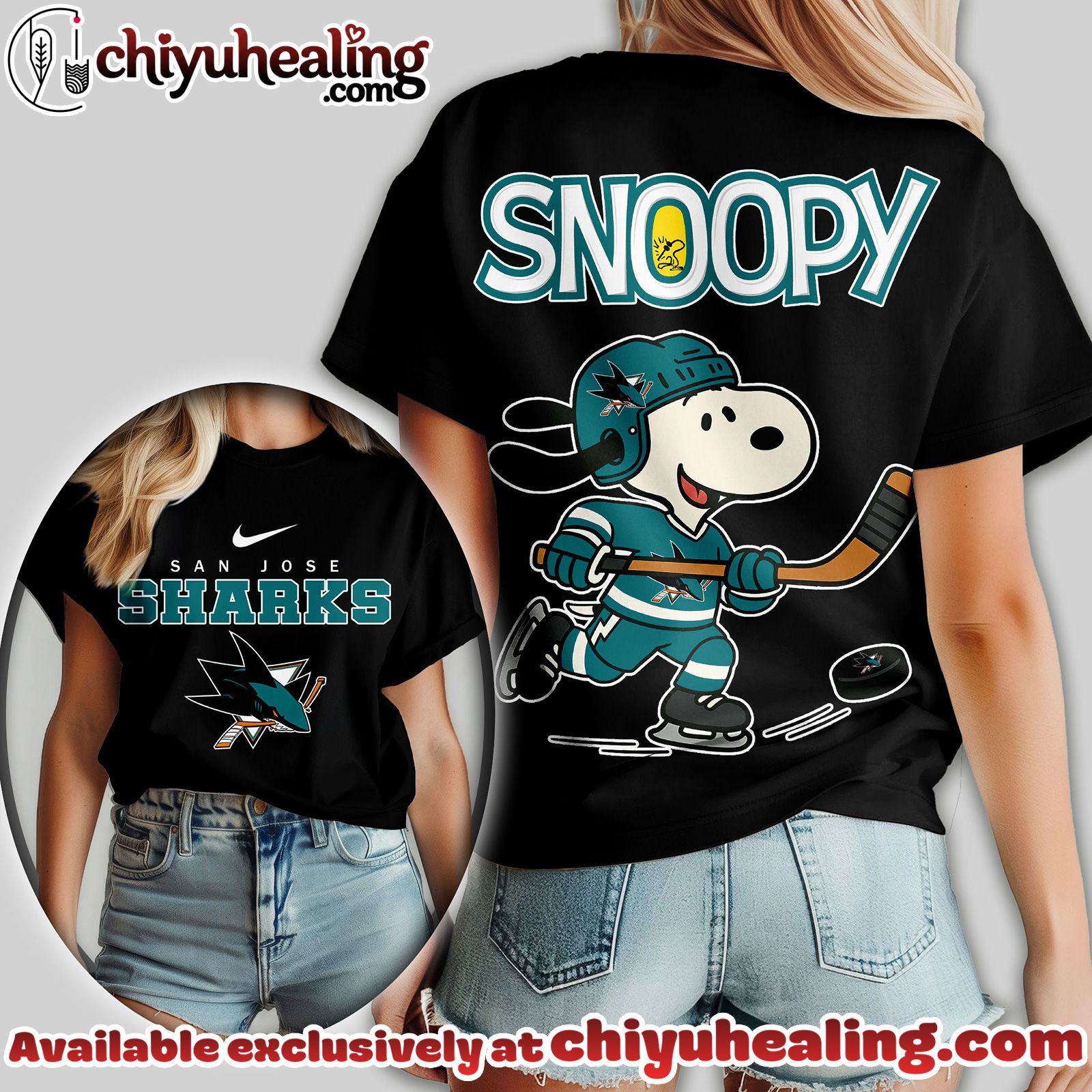 San Jose Sharks Premium NHL Snoopy Hockey Women Tshirt, Sweatshirt, Hoodie