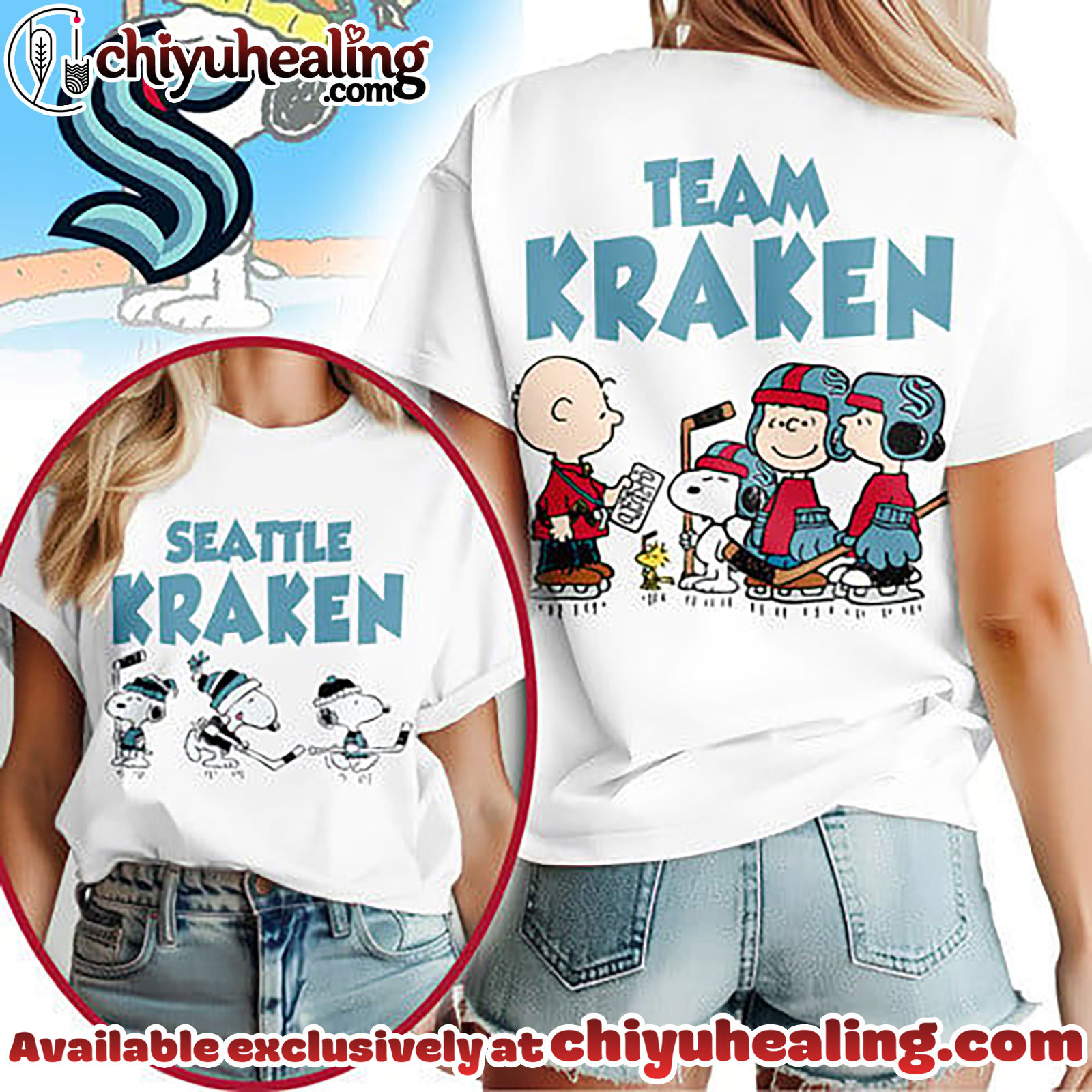 Seattle Kraken Premium NHL Peanut Hockey T-shirt