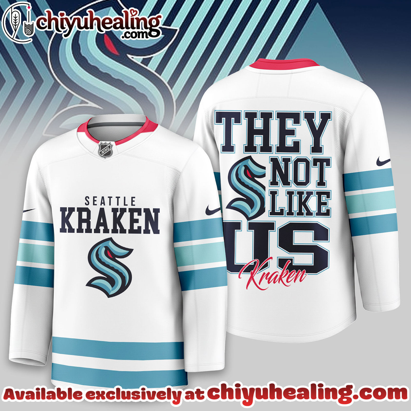 Seattle Kraken Premium NHL They Not Like Us Hockey Jersey