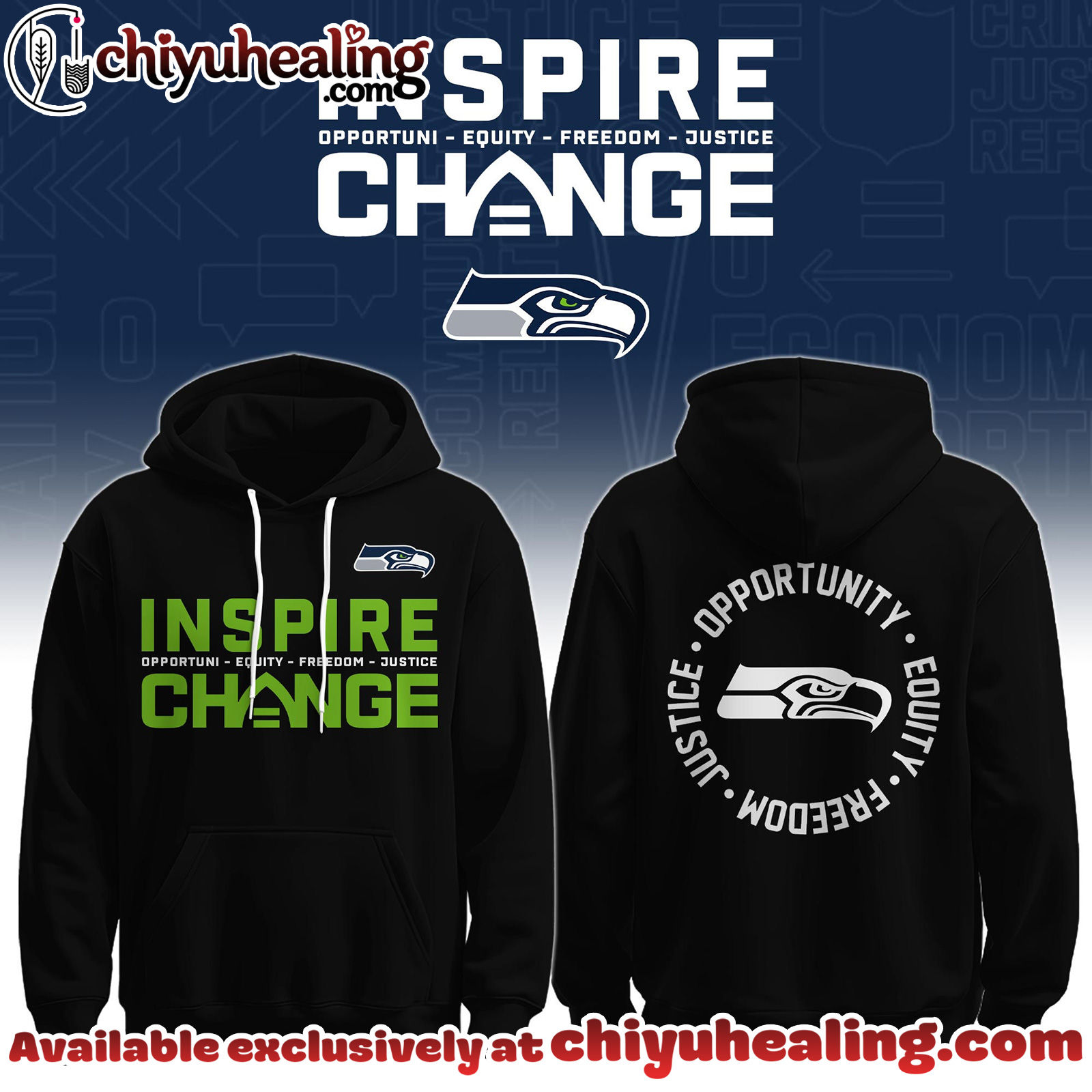 Seattle Seahawks Special Inspire Change Limited Edition Hoodie, Tshirt, Sweatshirt