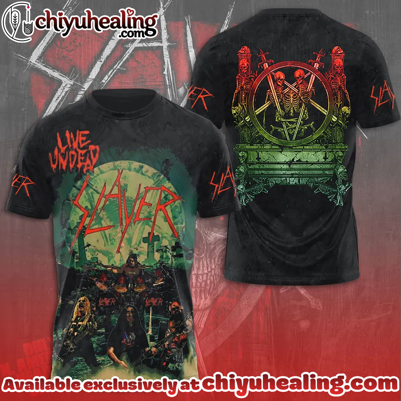 Slayer 3D Apparel T-Shirt, Hoodie, Sweatshirt - Ver 8