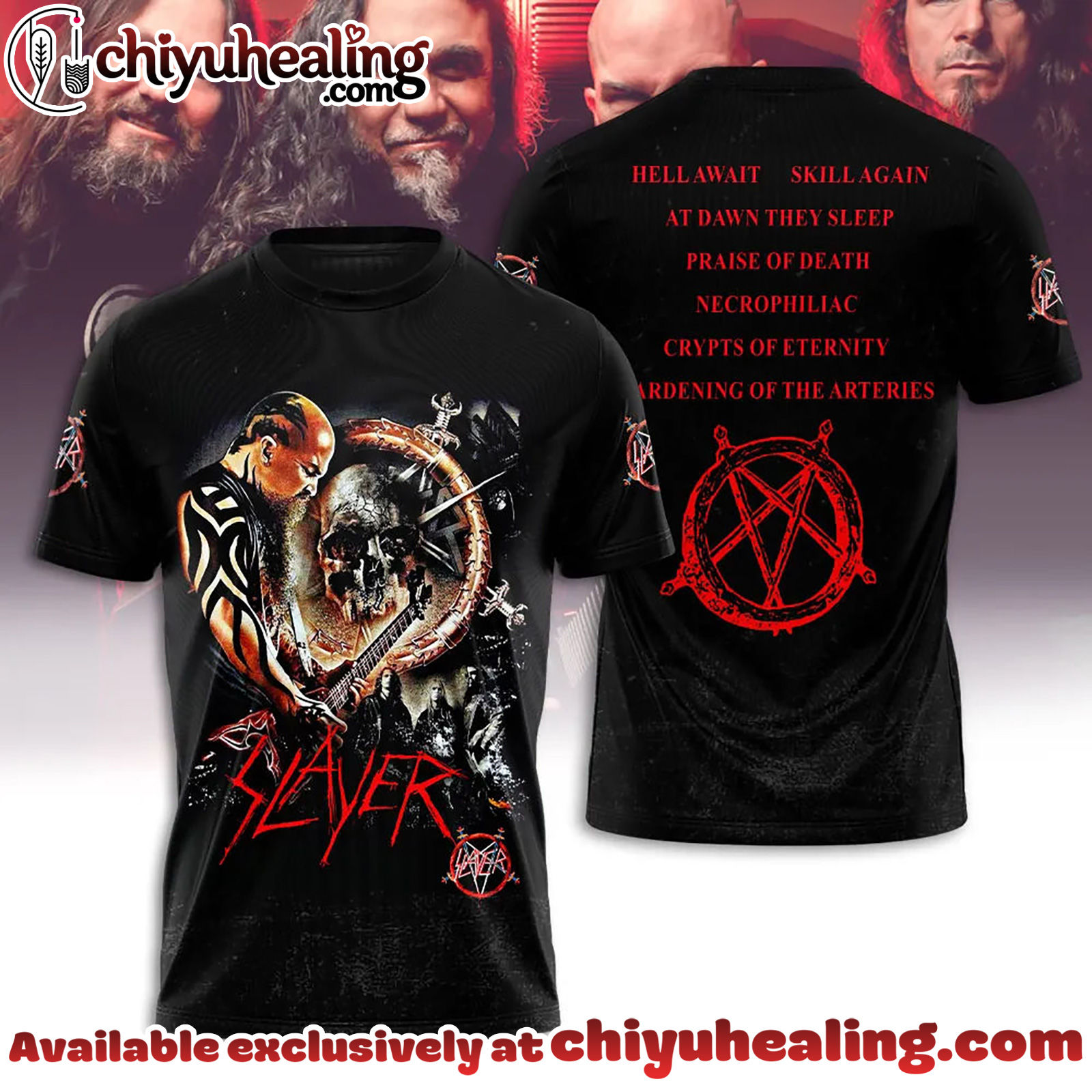 Slayer 3D Apparel T-Shirt, Hoodie, Sweatshirt - Ver 6