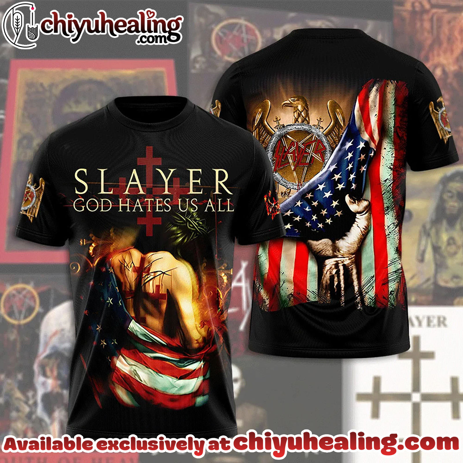 Slayer 3D Apparel T-Shirt, Hoodie, Sweatshirt - Ver 14