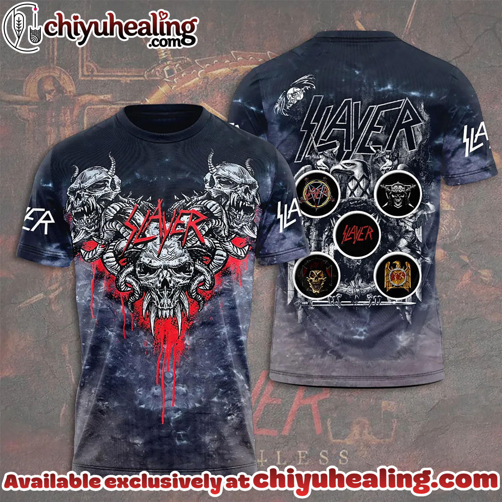 Slayer 3D Apparel T-Shirt, Hoodie, Sweatshirt - Ver 17