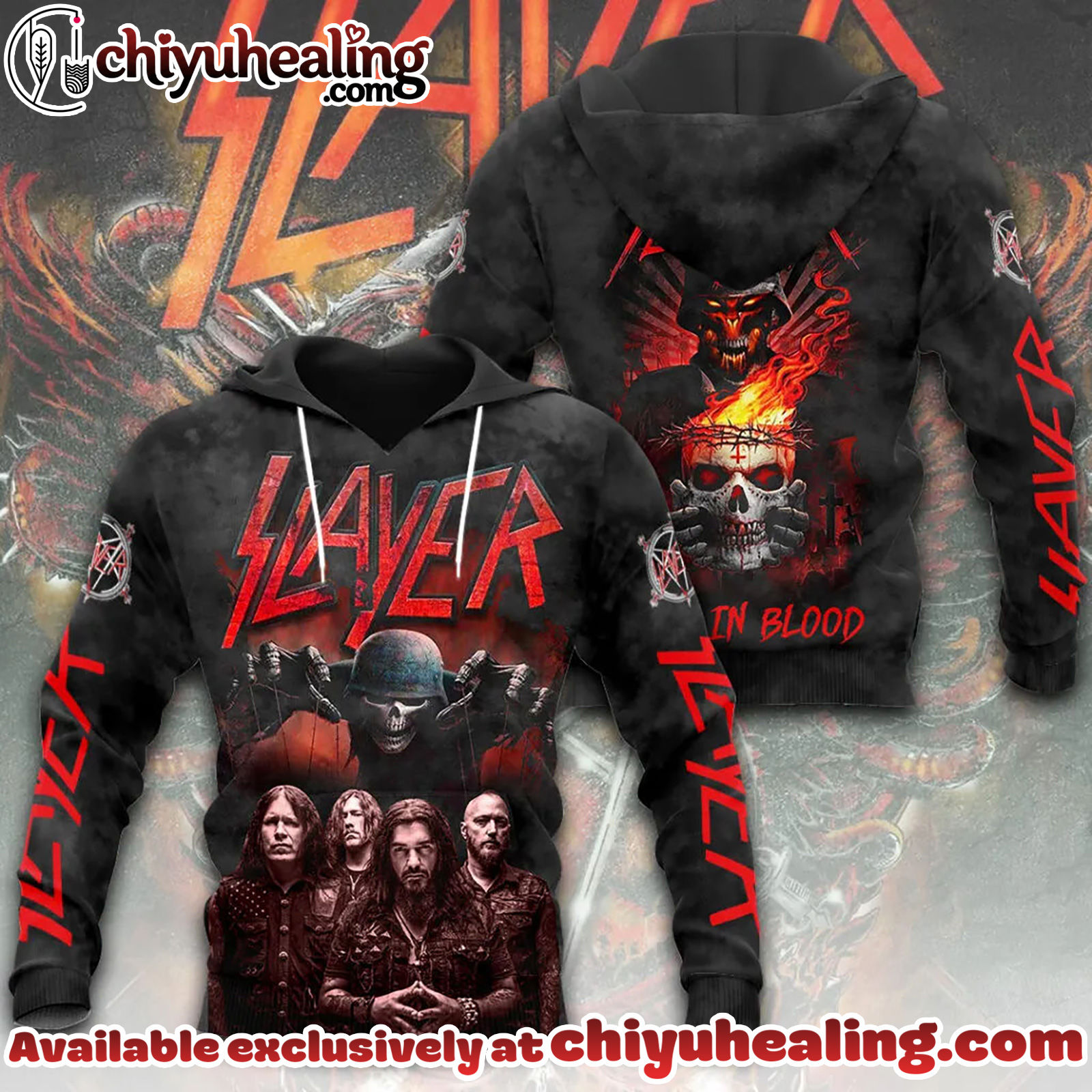 Slayer 3D Apparel T-Shirt, Hoodie, Sweatshirt - Ver 13 Slayer 3D Apparel T-Shirt, Hoodie, Sweatshirt - Ver 13