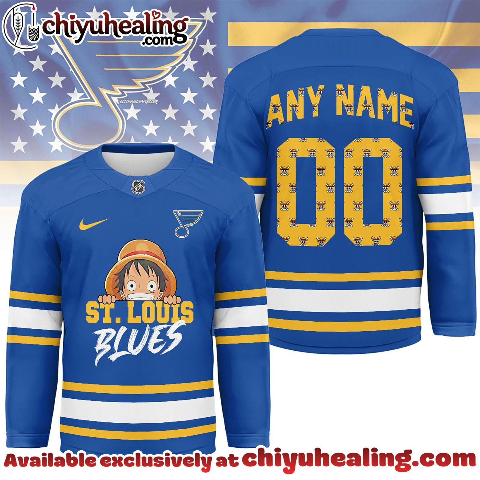 St Louis Blues Premium NHL One Piece Hockey Jersey NY
