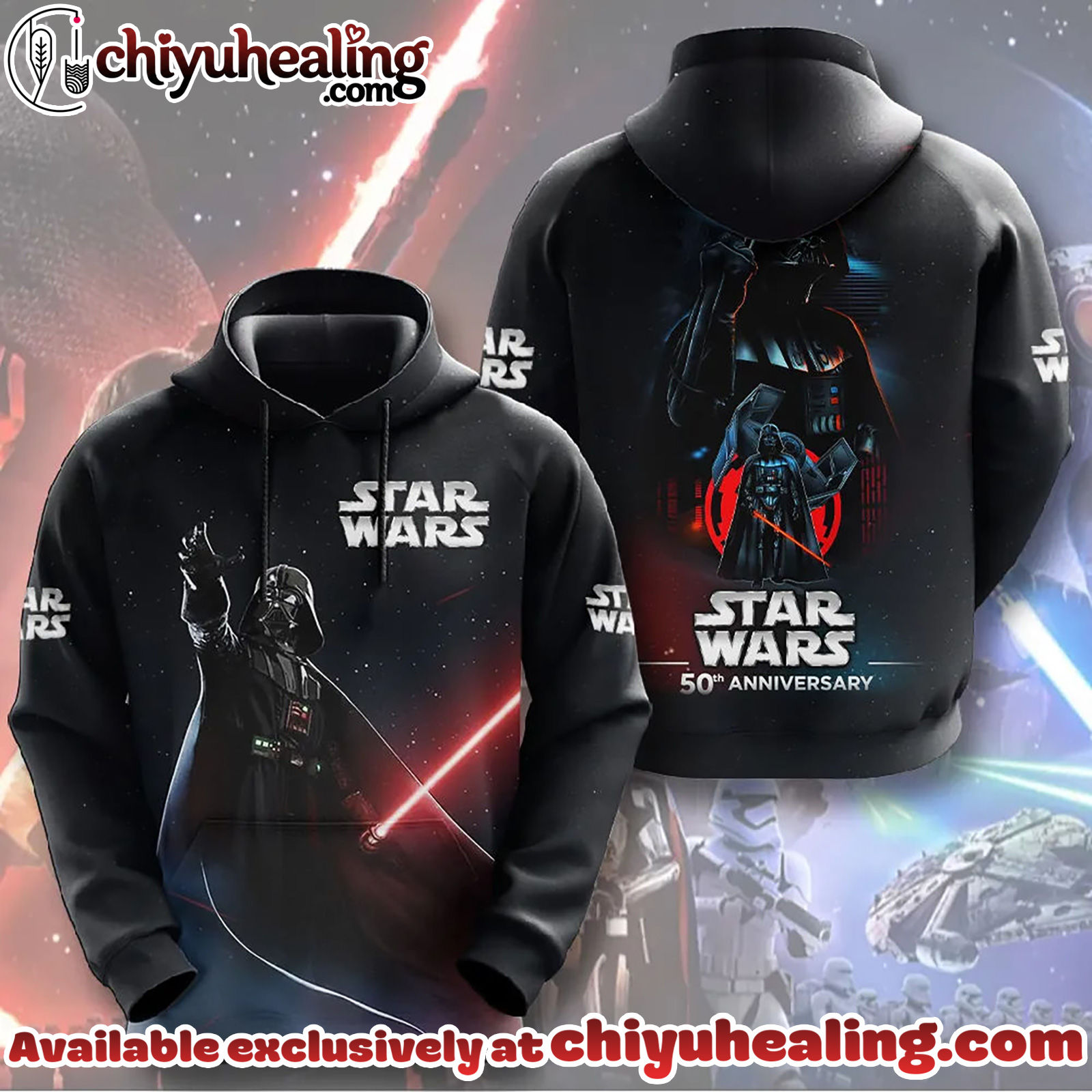Star Wars 50th Anniversary 3D T-Shirt, Hoodie, Sweatshirt Star Wars 50th Anniversary 3D T-Shirt, Hoodie, Sweatshirt
