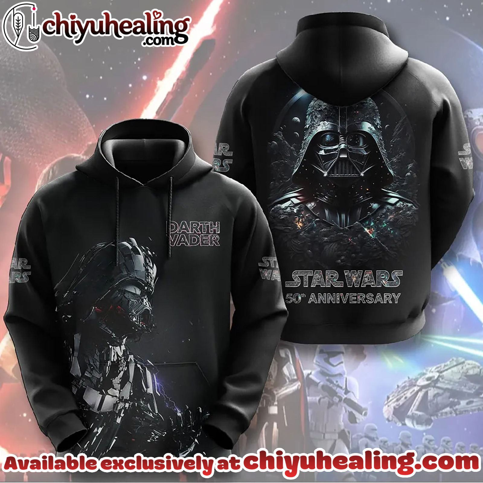 Star Wars 50th Anniversary 3D T-Shirt, Hoodie, Sweatshirt - Ver 2 Star Wars 50th Anniversary 3D T-Shirt, Hoodie, Sweatshirt - Ver 2