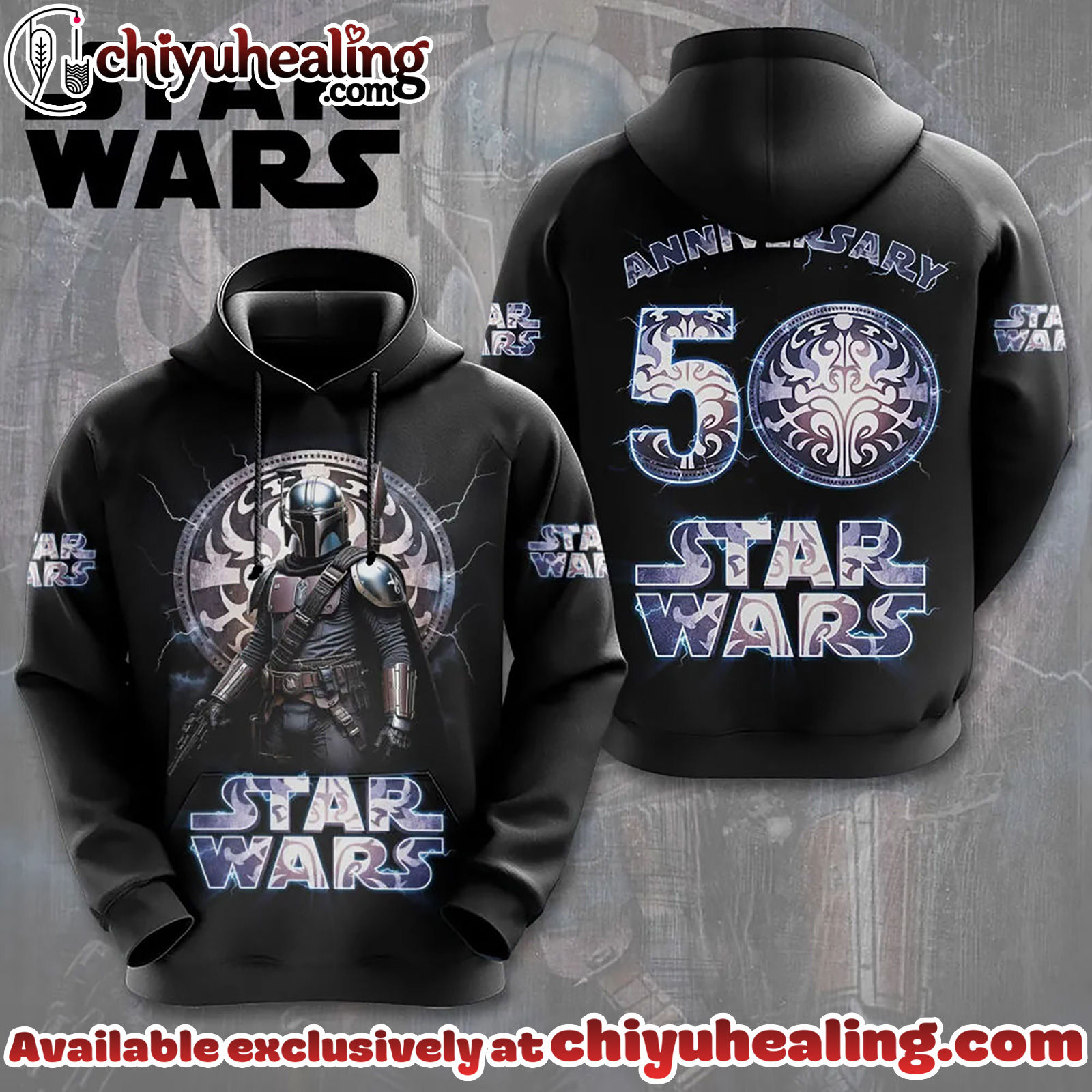 Star Wars 50th Anniversary 3D T-Shirt, Hoodie, Sweatshirt - Ver 9 Star Wars 50th Anniversary 3D T-Shirt, Hoodie, Sweatshirt - Ver 9