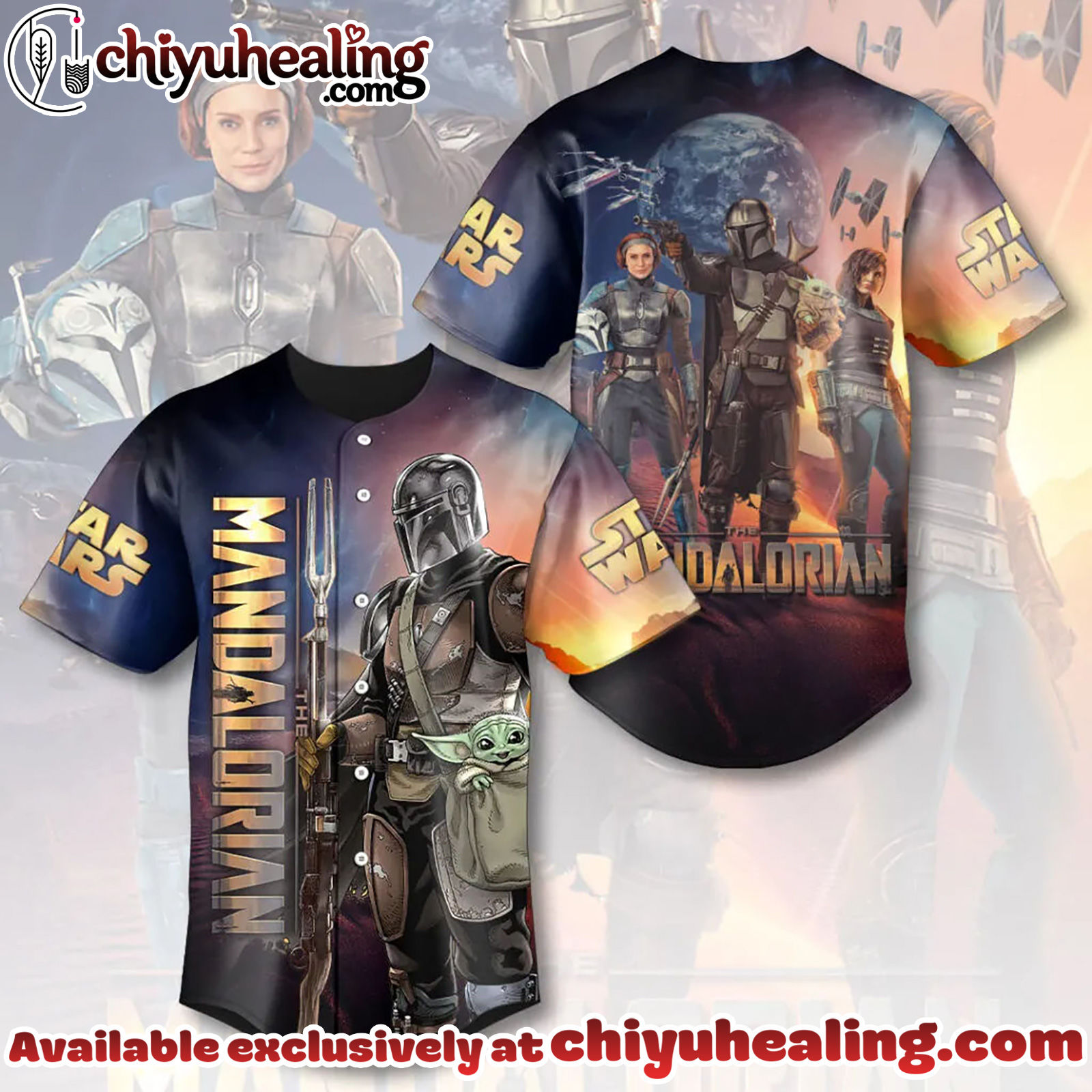 Star Wars The Mandalorian Baseball Jersey