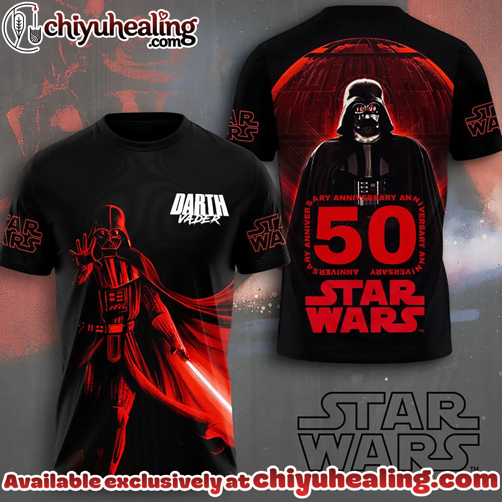 Star Wars x Darth Vader 50th Anniversary 3D T-Shirt, Hoodie, Sweatshirt