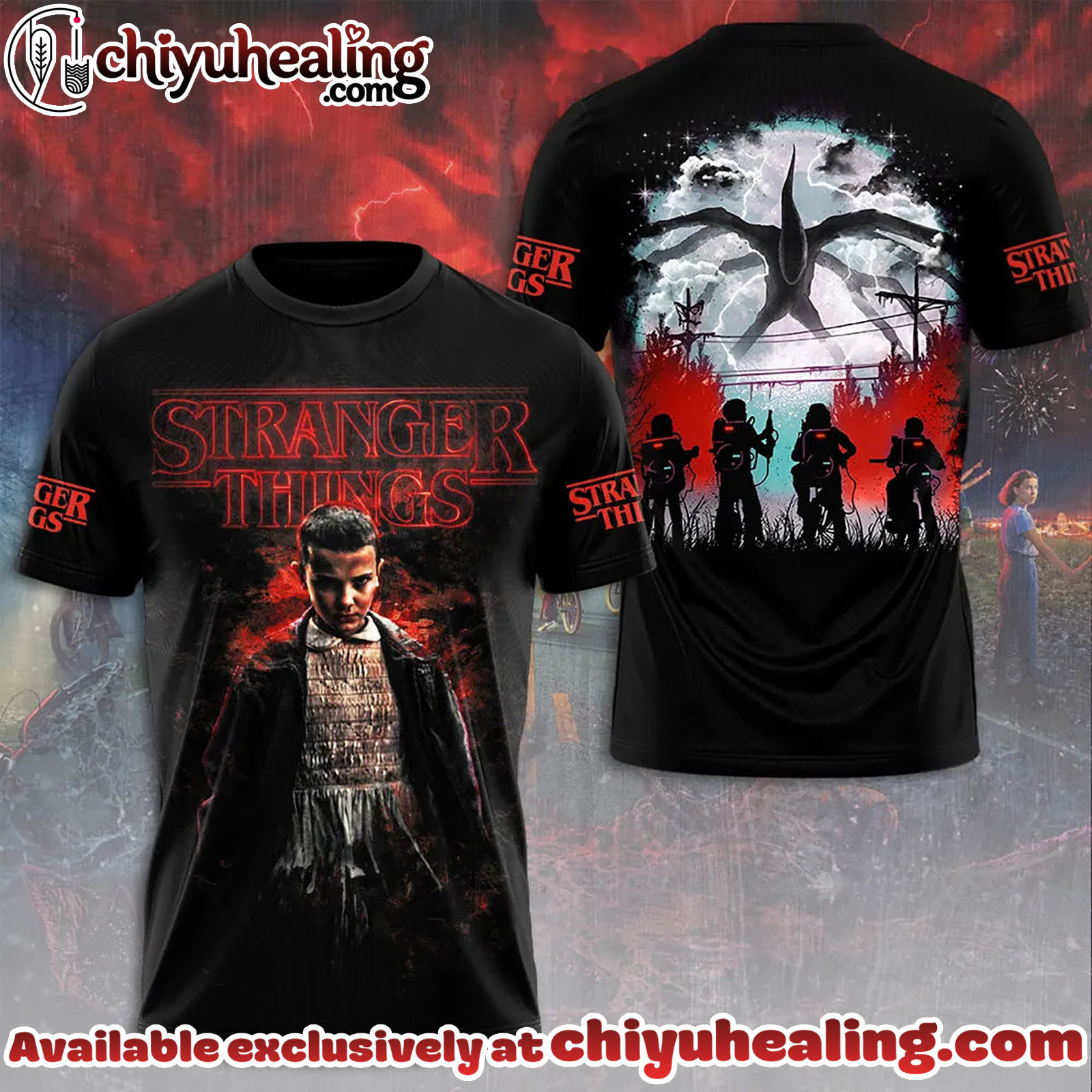 Stranger Things 3D Apparel Tshirt, Sweatshirt, Hoodie - Ver 19