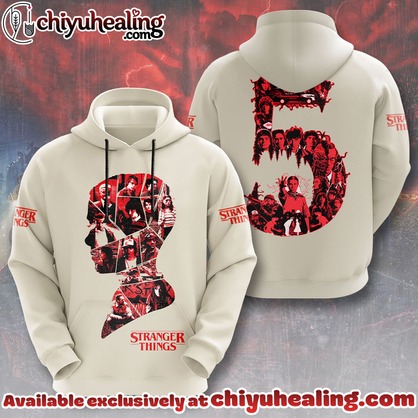 Stranger Things 3D Apparel Tshirt, Sweatshirt, Hoodie - Ver 15 Stranger Things 3D Apparel Tshirt, Sweatshirt, Hoodie - Ver 15