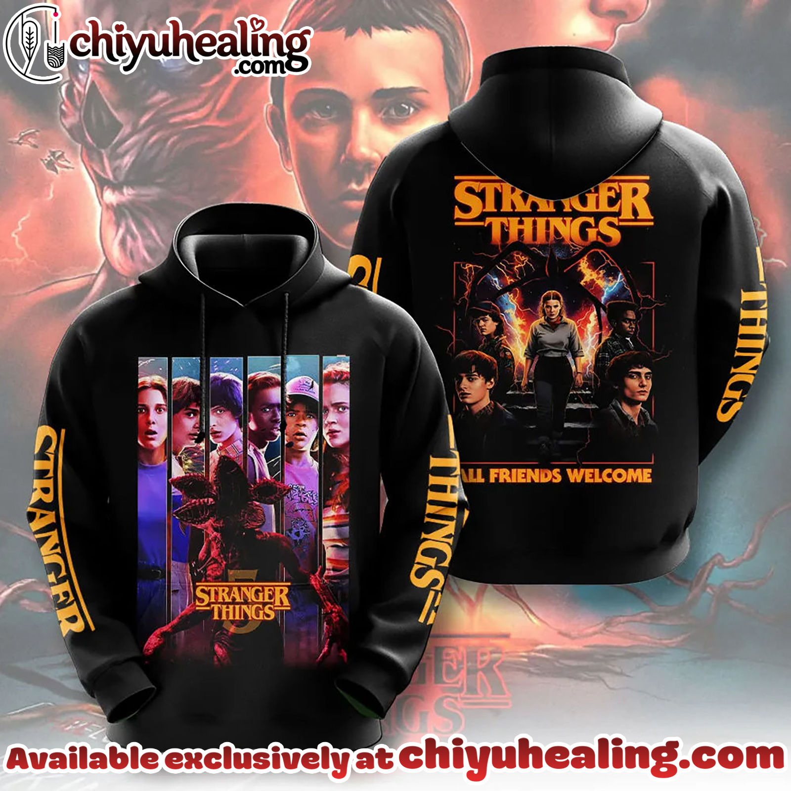 Stranger Things 3D Apparel Tshirt, Sweatshirt, Hoodie - Ver 22 Stranger Things 3D Apparel Tshirt, Sweatshirt, Hoodie - Ver 22