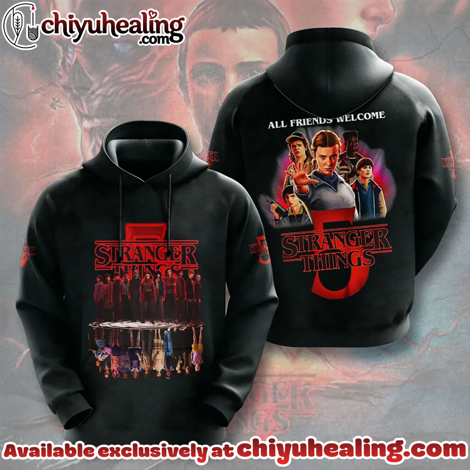 Stranger Things 3D Apparel Tshirt, Sweatshirt, Hoodie - Ver 13 Stranger Things 3D Apparel Tshirt, Sweatshirt, Hoodie - Ver 13