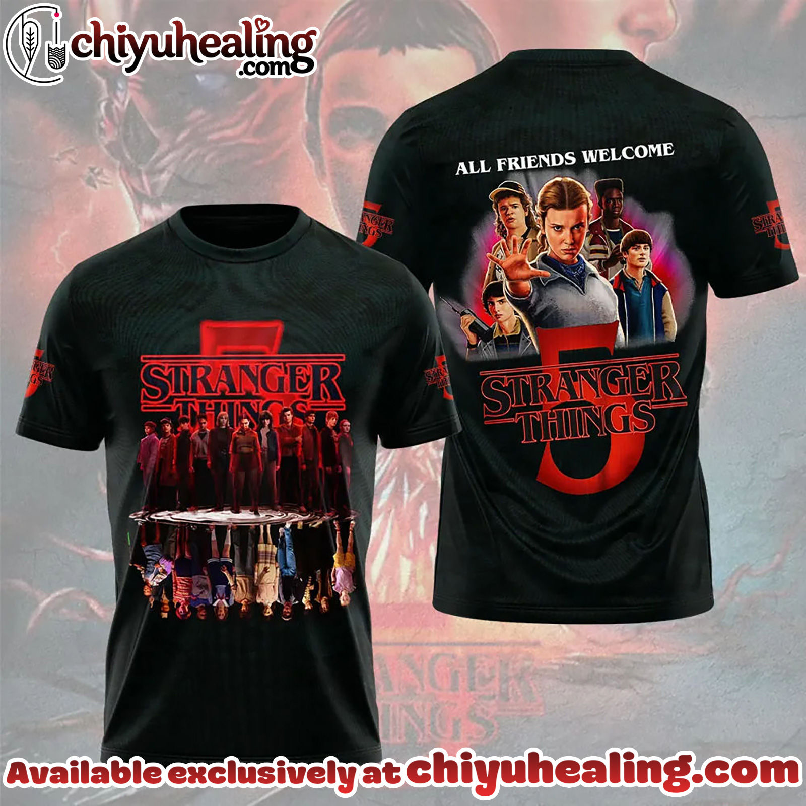 Stranger Things 3D Apparel Tshirt, Sweatshirt, Hoodie - Ver 13