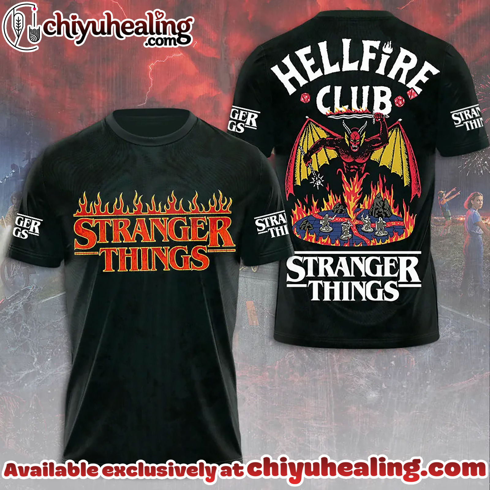 Stranger Things 3D Apparel Tshirt, Sweatshirt, Hoodie - Ver 23