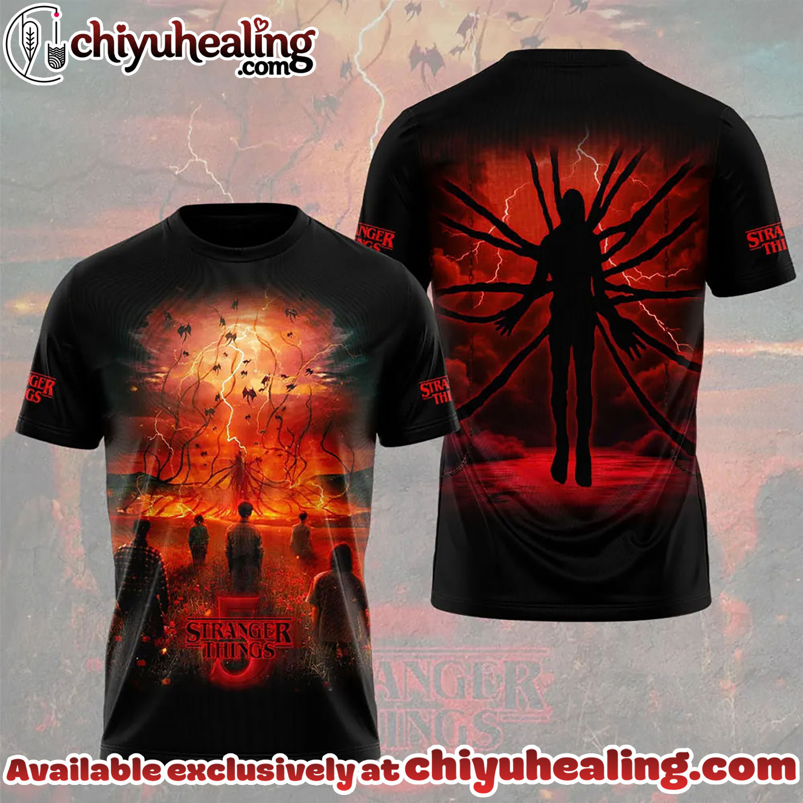 Stranger Things 3D Apparel Tshirt, Sweatshirt, Hoodie - Ver 9