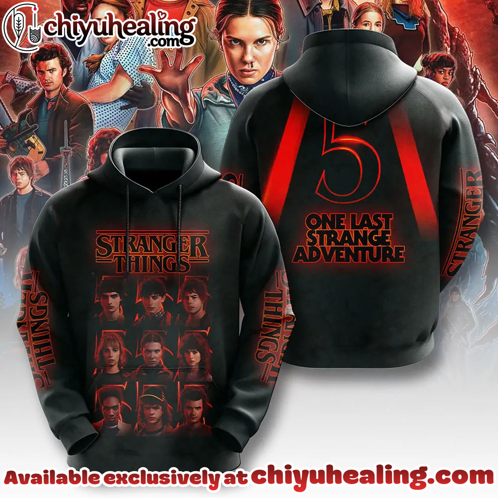 Stranger Things 3D Apparel Tshirt, Sweatshirt, Hoodie - Ver 7 Stranger Things 3D Apparel Tshirt, Sweatshirt, Hoodie - Ver 7