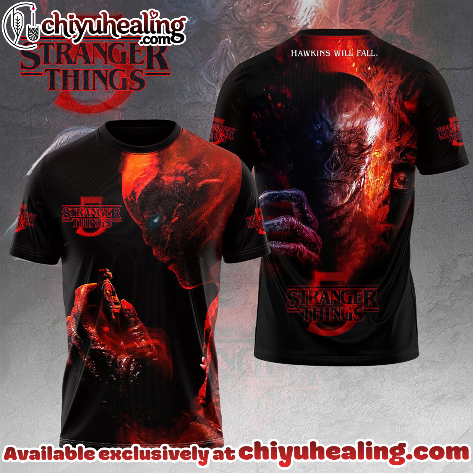 Stranger Things 3D Apparel Tshirt, Sweatshirt, Hoodie - Ver 16