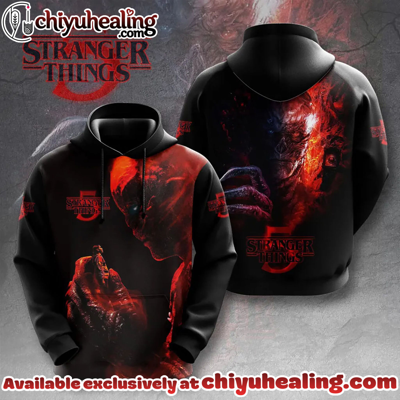 Stranger Things 3D Apparel Tshirt, Sweatshirt, Hoodie - Ver 16 Stranger Things 3D Apparel Tshirt, Sweatshirt, Hoodie - Ver 16