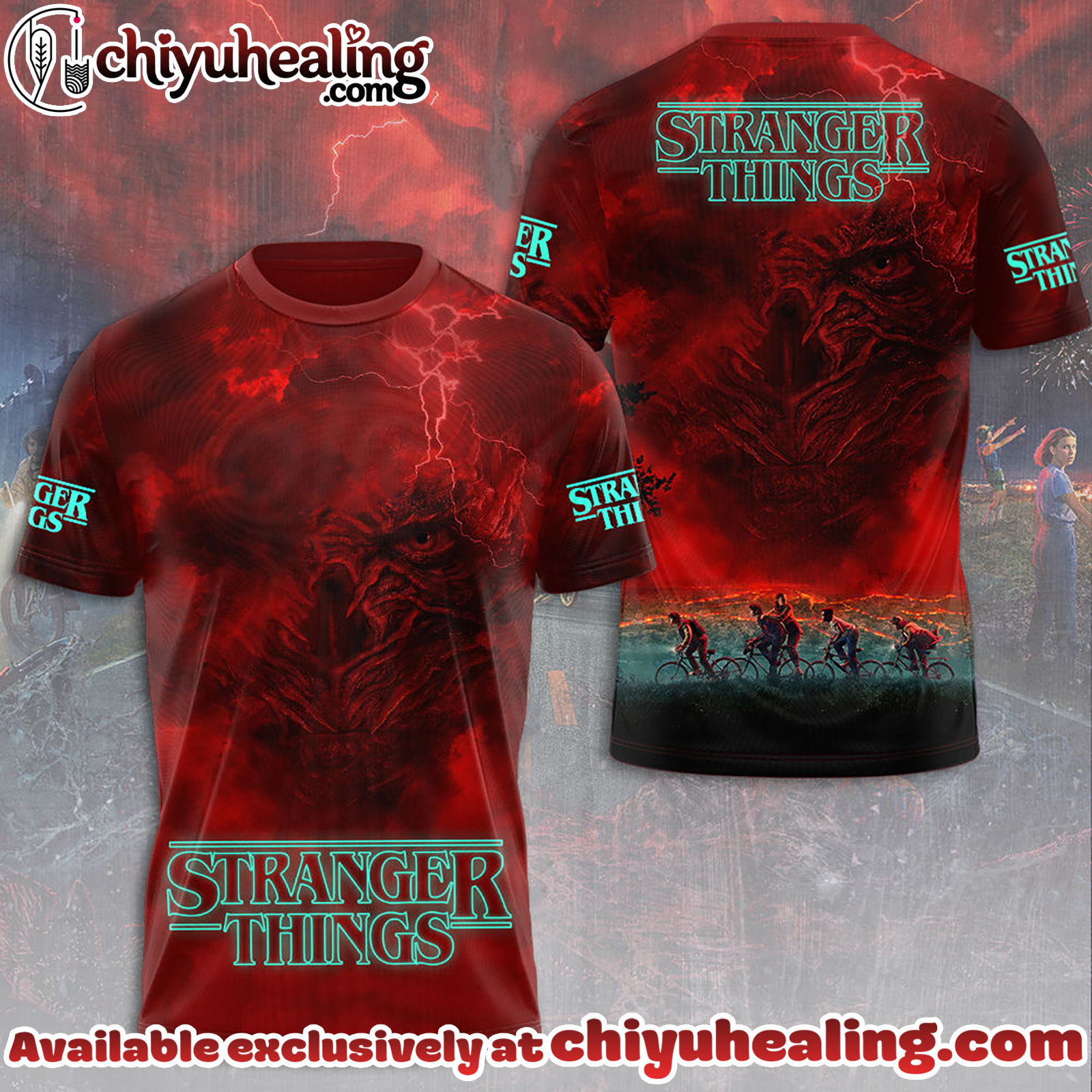 Stranger Things 3D Apparel Tshirt, Sweatshirt, Hoodie - Ver 21