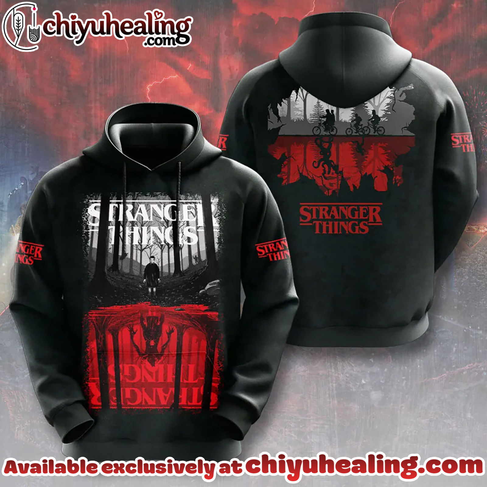 Stranger Things 3D Apparel Tshirt, Sweatshirt, Hoodie - Ver 18 Stranger Things 3D Apparel Tshirt, Sweatshirt, Hoodie - Ver 18