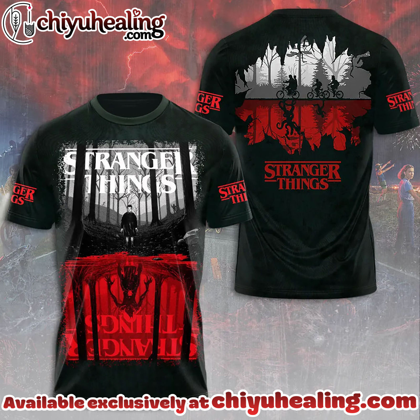 Stranger Things 3D Apparel Tshirt, Sweatshirt, Hoodie - Ver 18