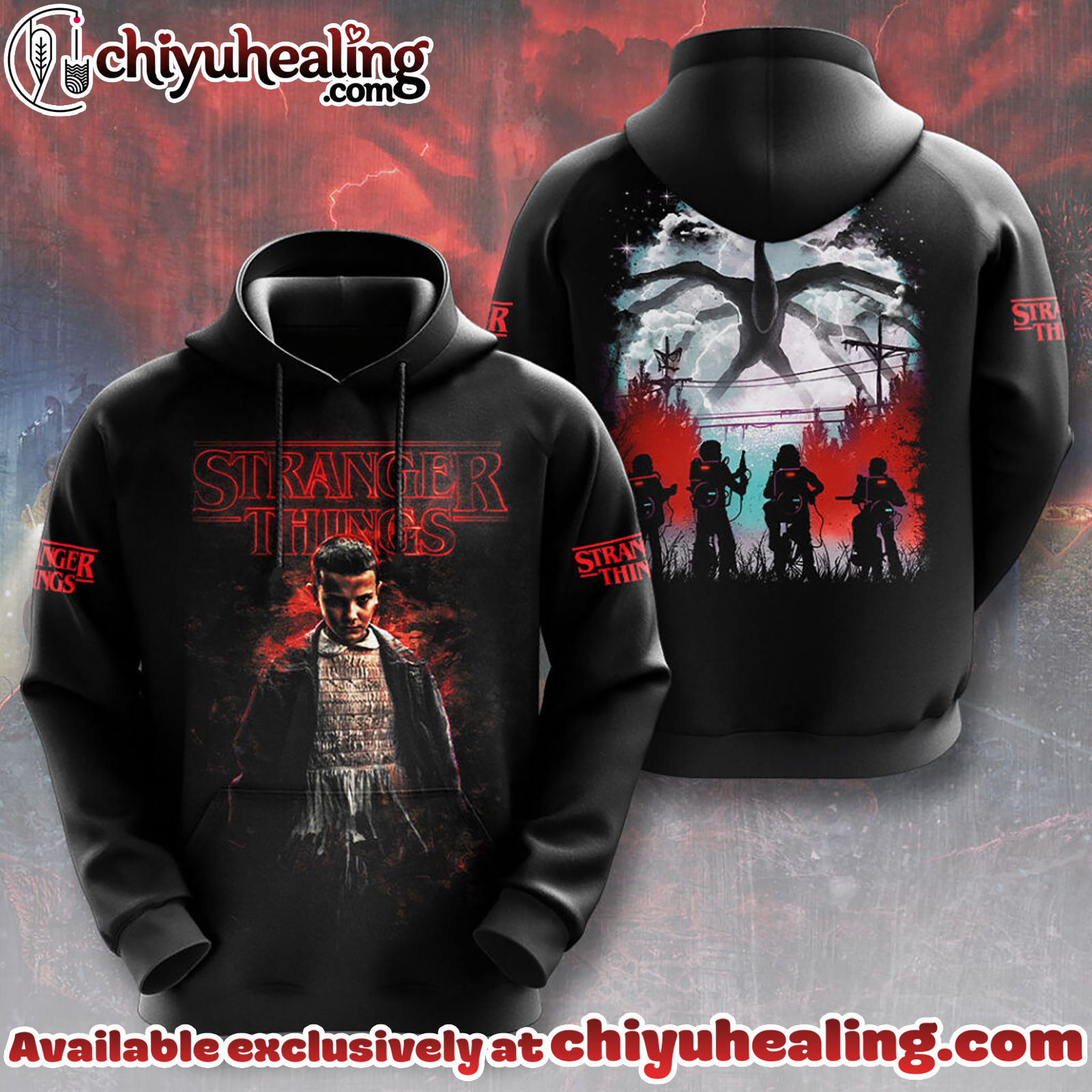 Stranger Things 3D Apparel Tshirt, Sweatshirt, Hoodie - Ver 19 Stranger Things 3D Apparel Tshirt, Sweatshirt, Hoodie - Ver 19