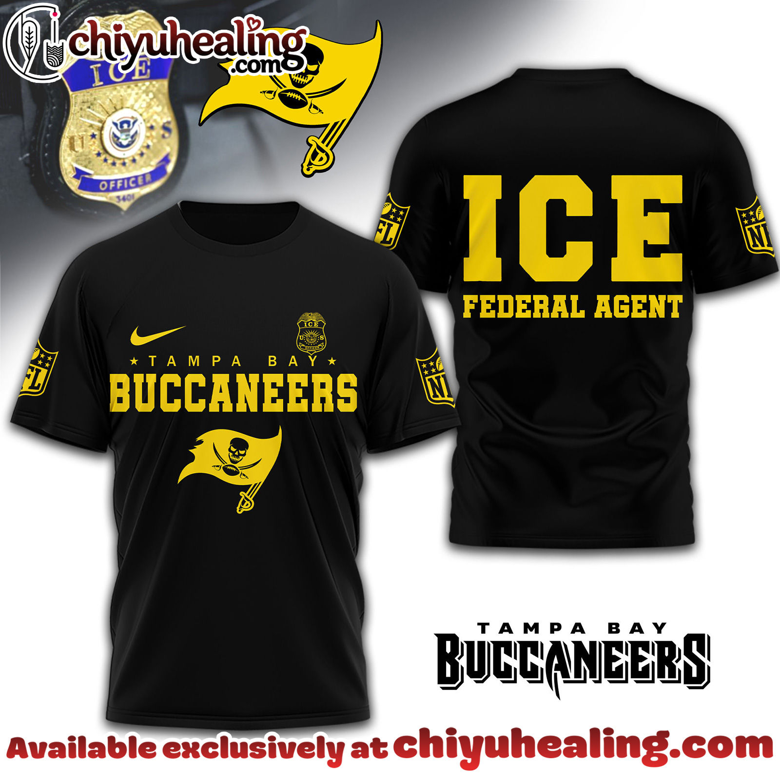 Tampa Bay Buccaneers Premium NFL Ice Federal Agent Shirt