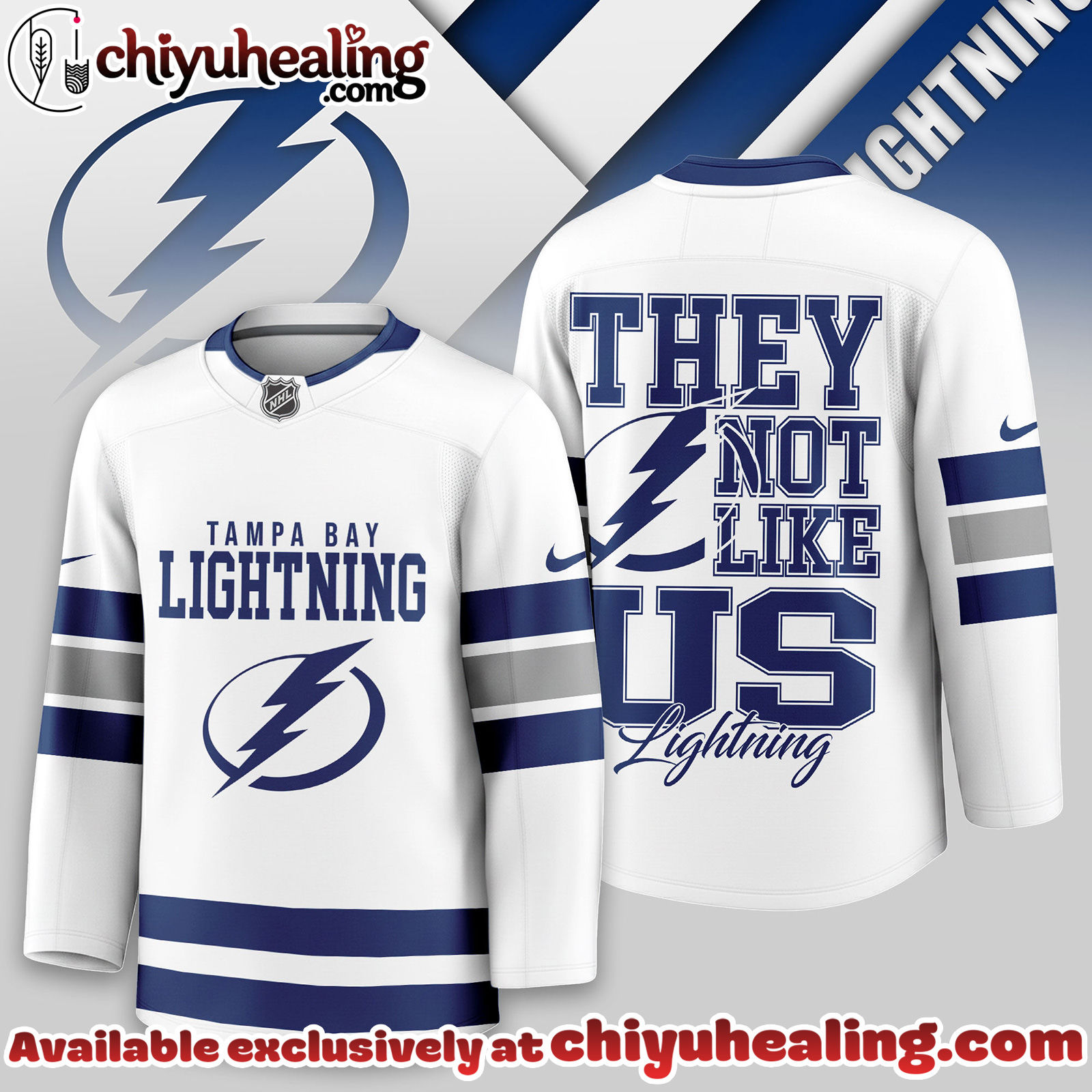 Tampa Bay Lightning Premium NHL They Not Like Us Hockey Jersey