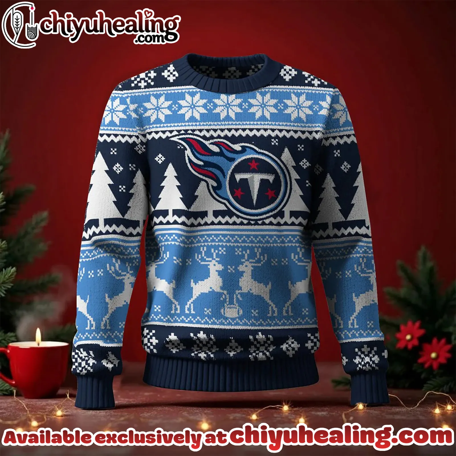 Tennessee Titans 2025 Christmas New Ugly Sweatshirt, All Team NFL